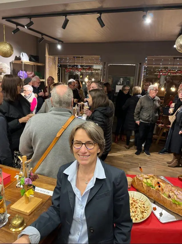 Souvenirs de l'inauguration de la boutique à Tournon sur Rhône.